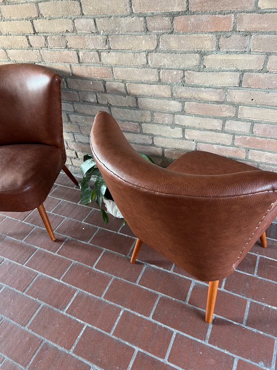 Image 1 of 2x Mid Century Cocktail Stühle