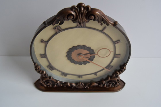 Image 1 of Mid Century Dekorative Uhr, Tschechoslowakei, 1960er Jahre.