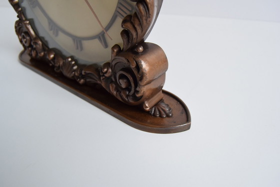 Image 1 of Mid Century Dekorative Uhr, Tschechoslowakei, 1960er Jahre.