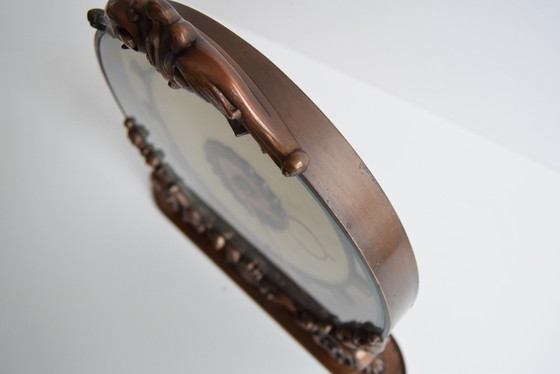 Image 1 of Mid Century Dekorative Uhr, Tschechoslowakei, 1960er Jahre.