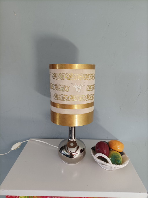 Stehlampe Gold/Silber