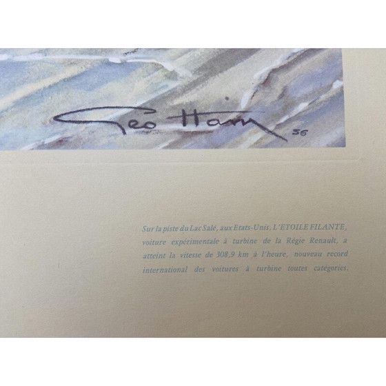 Image 1 of Vintage-Lithografie "Die Sternschnuppe" von Geo Ham, 1956