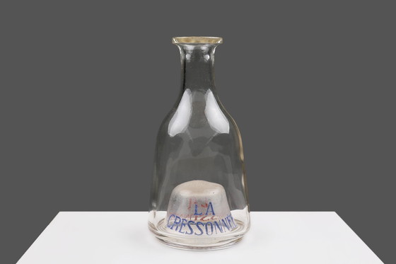 Image 1 of Französische Absinthe-Glaskaraffe von La Cressonnée