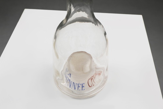 Image 1 of Französische Absinthe-Glaskaraffe von La Cressonnée