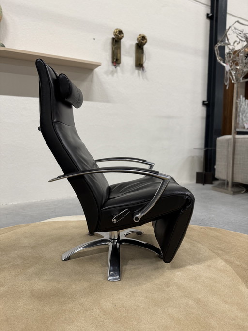Jori Brainbuilder Relax Sessel Mono Move Schwarz Leder