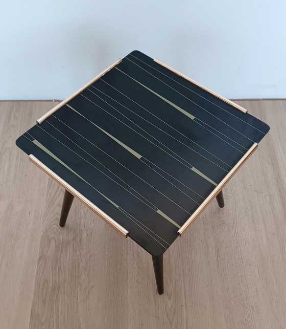 Image 1 of Fifties-Pflanztisch mit Glasplatte