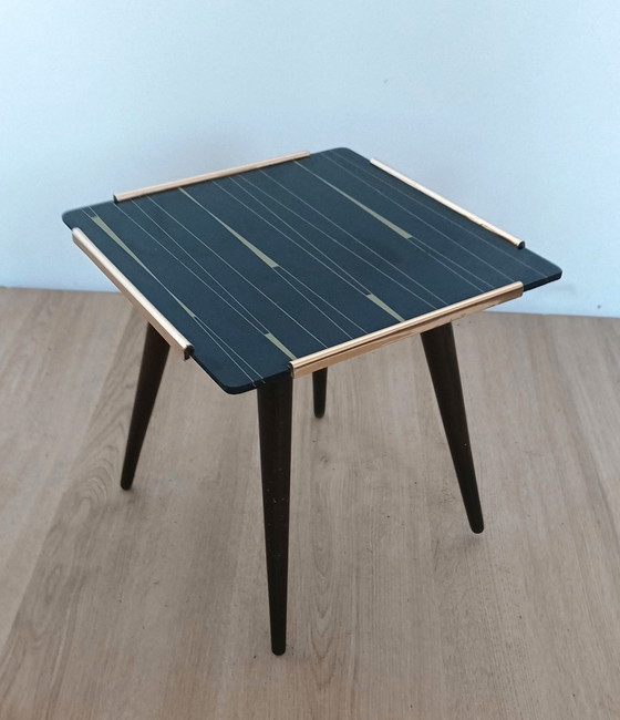 Image 1 of Fifties-Pflanztisch mit Glasplatte