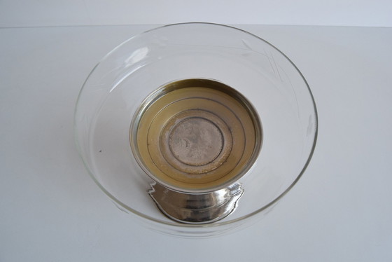 Image 1 of Art-Déco-Schale mit Fruchtaufsatz, 1930er Jahre