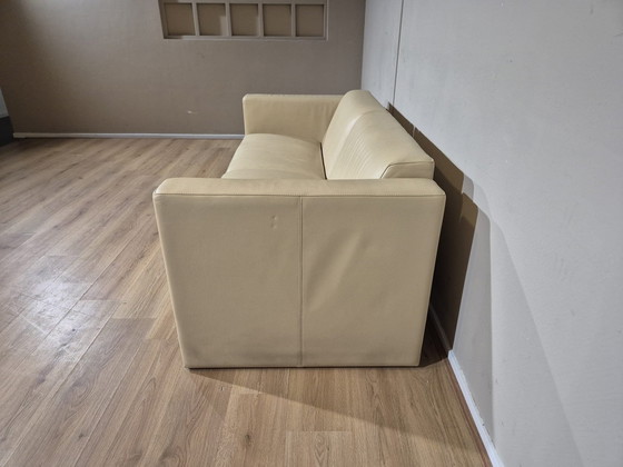 Image 1 of Leolux Trabacalo 3-Sitzer Sofa + Sessel - Creme - Leder - Die