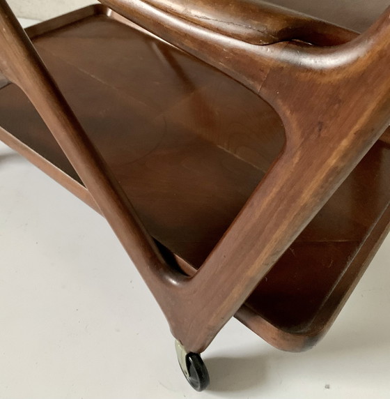 Image 1 of Cesare Lacca voor Cassina Italien - Servierwagen aus den 1950er Jahren