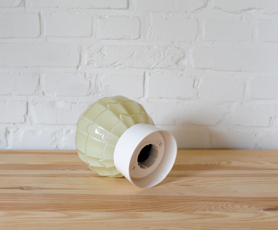 Image 1 of Beige Art-Deco-Deckenlampe von Thabur in Den Haag