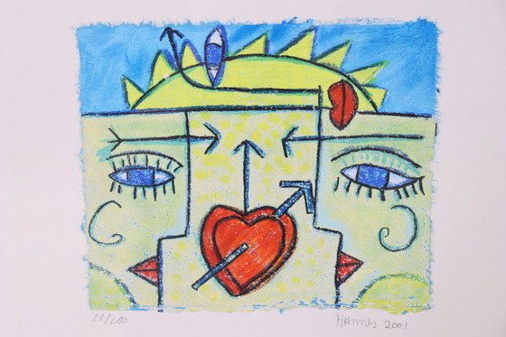 Image 1 of Siebdruck von Hannes Kuiper W25