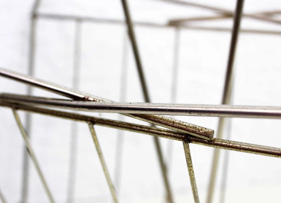 Image 1 of Vintage-Zeitschriftenständer mit Scoubidou-Griff