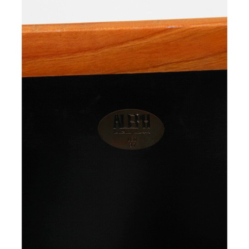 Vintage Leo Bücherregal aus Kirschholz und ebonisierter Akatio von Antonia Astori für Driade, 1990er Jahre