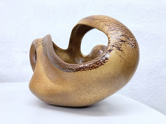 Image 1 of Italienische Keramikschale Von Bertoncello 60Er Jahre Design Roberto Rigon  Organische Form