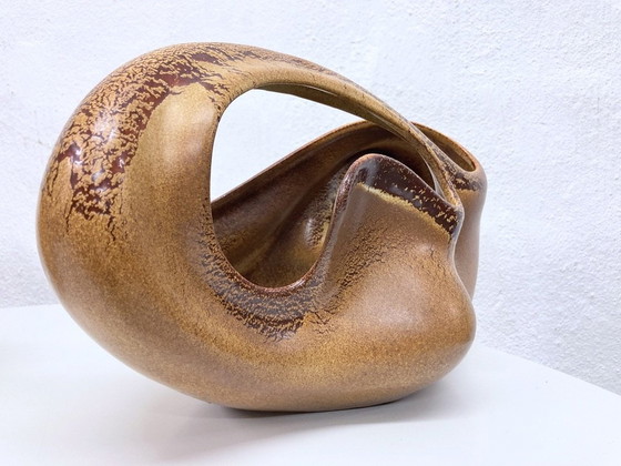 Image 1 of Italienische Keramikschale Von Bertoncello 60Er Jahre Design Roberto Rigon  Organische Form