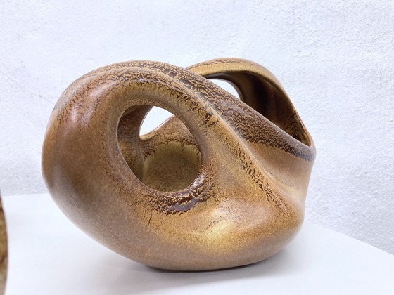 Image 1 of Italienische Keramikschale Von Bertoncello 60Er Jahre Design Roberto Rigon  Organische Form