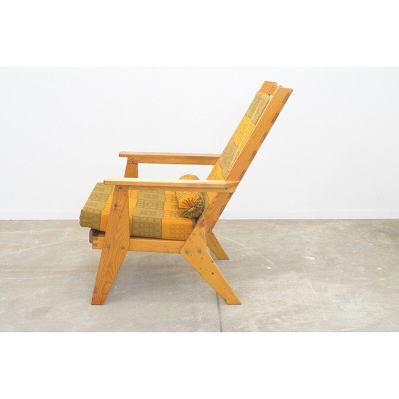 Image 1 of Paar Vintage-Sessel aus Kiefernholz, 1970