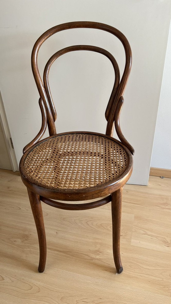Image 1 of 4x Thonet Nr18 Original Stuhl