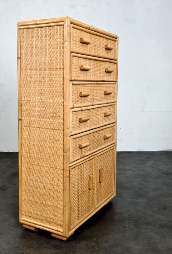 Image 1 of Vintage Schrank aus Rattan