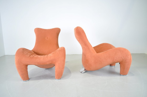 Image 1 of 2x Leolux Balou mit Hocker