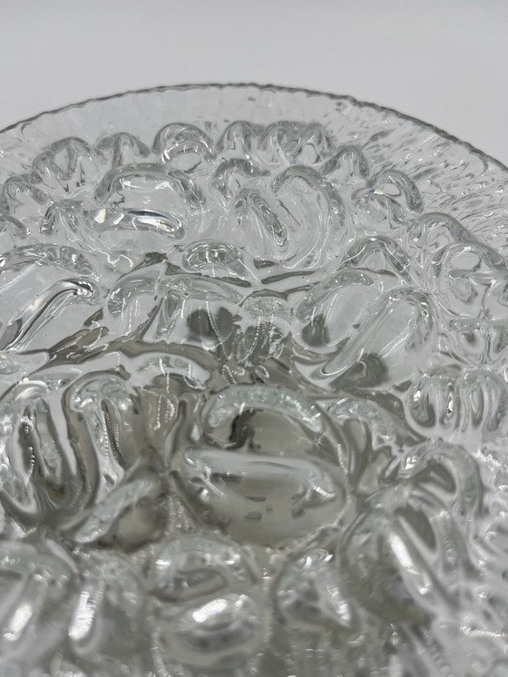 Image 1 of Deckenleuchte Aus Gegossenem Glas Relief
