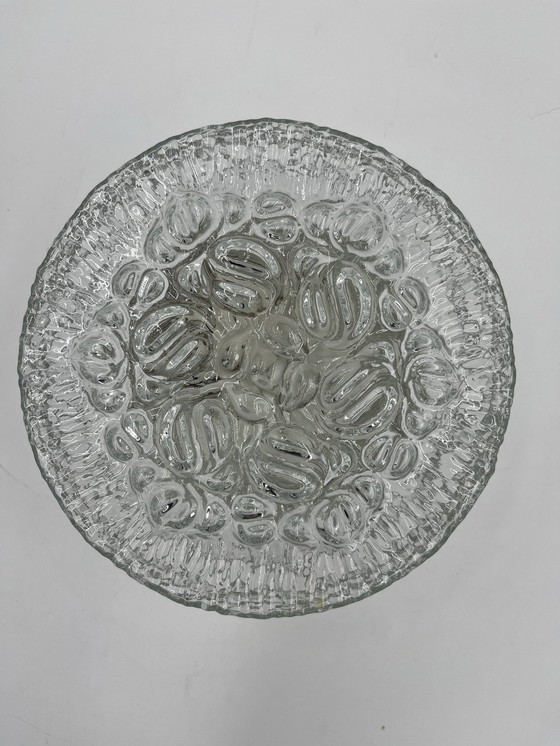 Image 1 of Deckenleuchte Aus Gegossenem Glas Relief