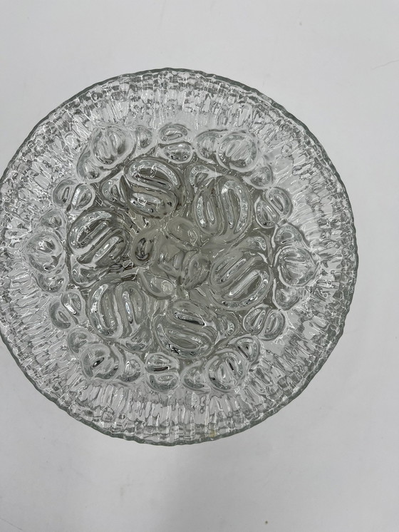 Image 1 of Deckenleuchte Aus Gegossenem Glas Relief
