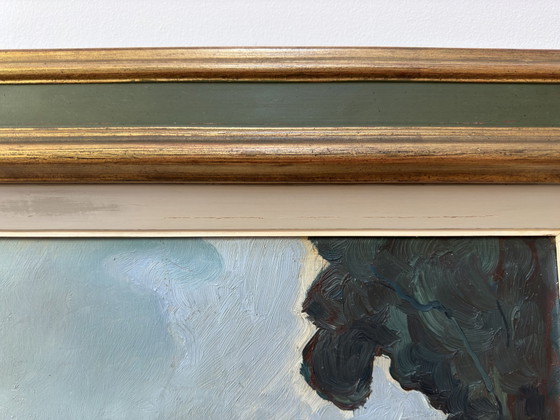 Emile Mortier (1892-1977) - Sommertag vor dem Sturm. C1940S. – Gemälde & Zeichnungen, Wood (photo 17 of 20)