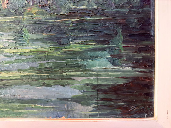 Emile Mortier (1892-1977) - Sommertag vor dem Sturm. C1940S. – Gemälde & Zeichnungen, Wood (photo 12 of 20)
