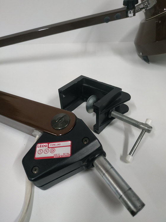 Image 1 of Seltene schwedische/skandinavische Design-Scherenlampe von Ledu (Waso), Typ 240.