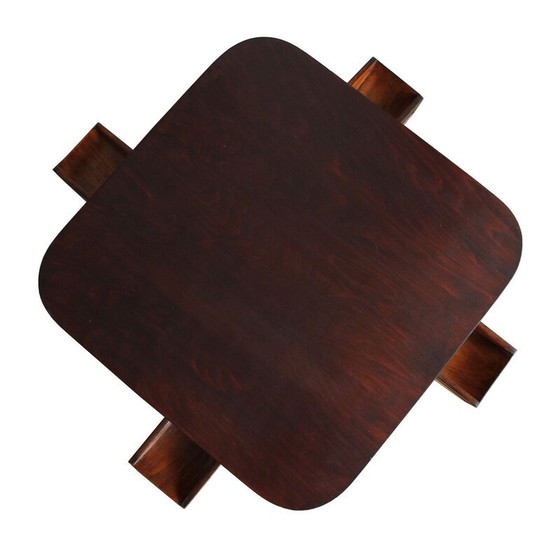 Image 1 of Vintage Kartentisch Modell No.8 von Thonet, Tschechoslowakei 1920