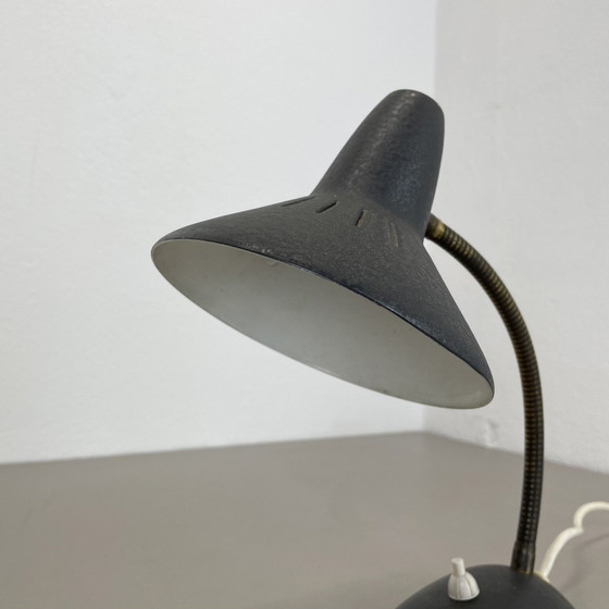 Image 1 of Original Hollywood Regency Stilnovo Stil Messing Sputnik Tischleuchte, Italien 1950S