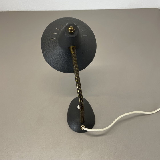 Image 1 of Original Hollywood Regency Stilnovo Stil Messing Sputnik Tischleuchte, Italien 1950S