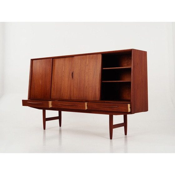 Image 1 of Vintage Teakholz Highboard, Dänemark 1970er
