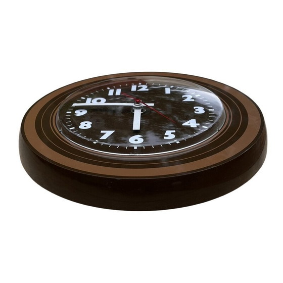 Image 1 of Vintage Weimarer Kunststoff-Wanduhr, Deutschland 1970