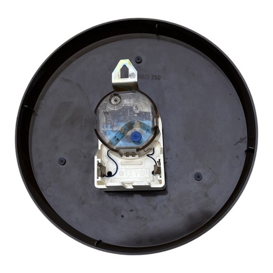 Image 1 of Vintage Weimarer Kunststoff-Wanduhr, Deutschland 1970