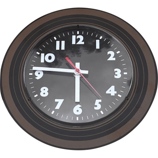 Vintage Weimarer Kunststoff-Wanduhr, Deutschland 1970