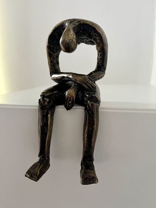 Moderne Skulptur Aus Bronze