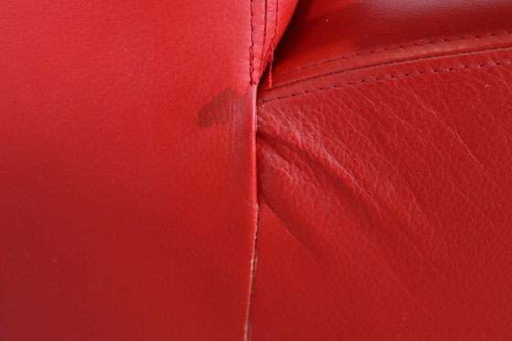 Image 1 of 2x Gelderland 6420 roter Ledersessel