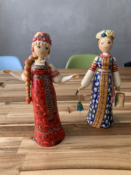 Russische Twerskoj-Uzor-Puppen