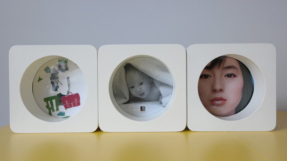 Image 1 of 3x Baumdesign Bilderrahmen Holz