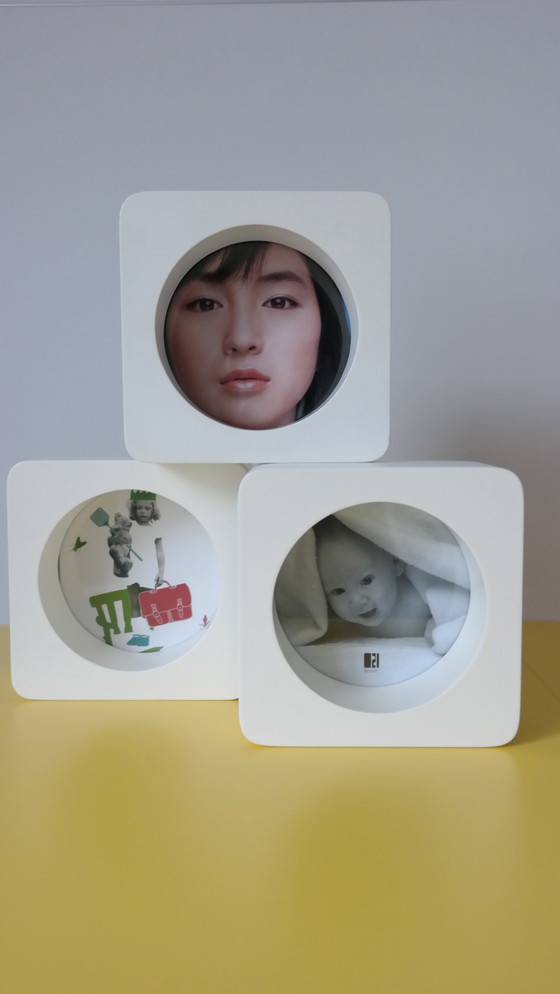 Image 1 of 3x Baumdesign Bilderrahmen Holz