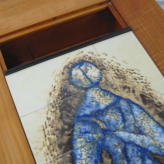 Image 1 of Couchtisch mit integrierter Bar von Alfred Hendrickx für Belform 1956