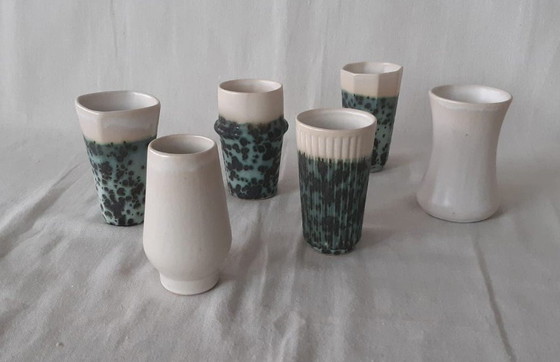 Image 1 of Satz von 6 Keramik "Multikulturelle Tee- und Kaffeetassen" - Liane Castermans