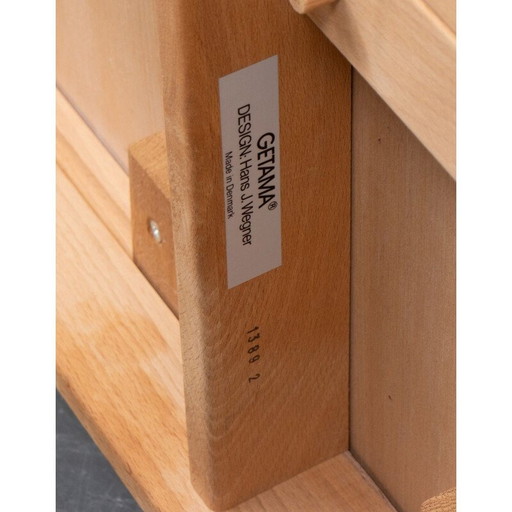 Vintage Couchtisch aus Buche "Ge-85" von Hans J. Wegner für Getama