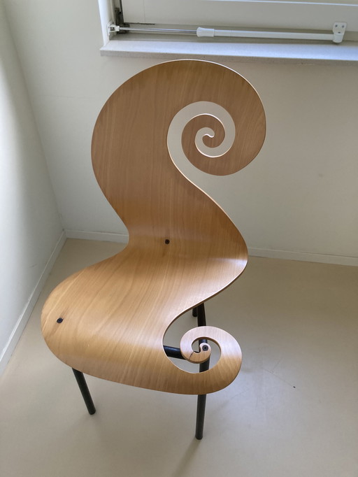 2x Marouska Metz Vintage Geigenstuhl