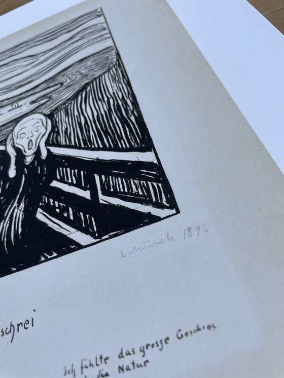 Image 1 of Edvard Munch, Der Schrei, MoMA post