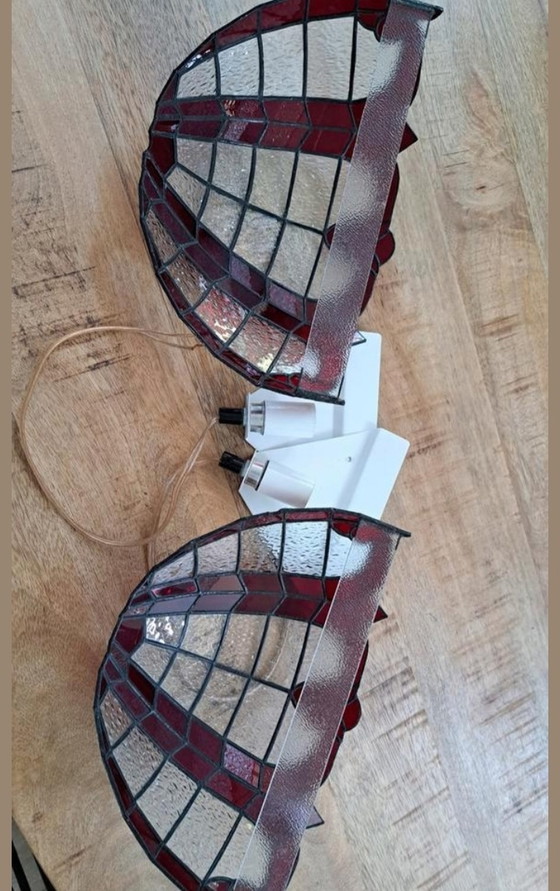 Image 1 of 2x Wandleuchte im Tiffany-Stil