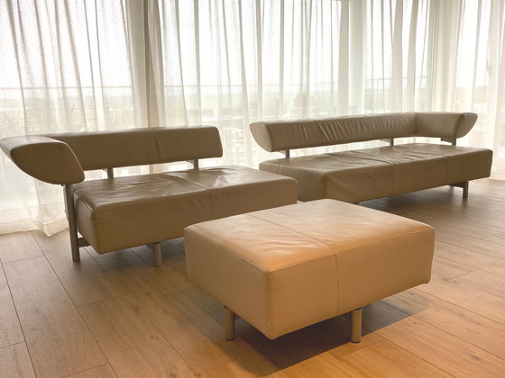 Image 1 of COR Arthe 3-teiliges Ledersofa-Set